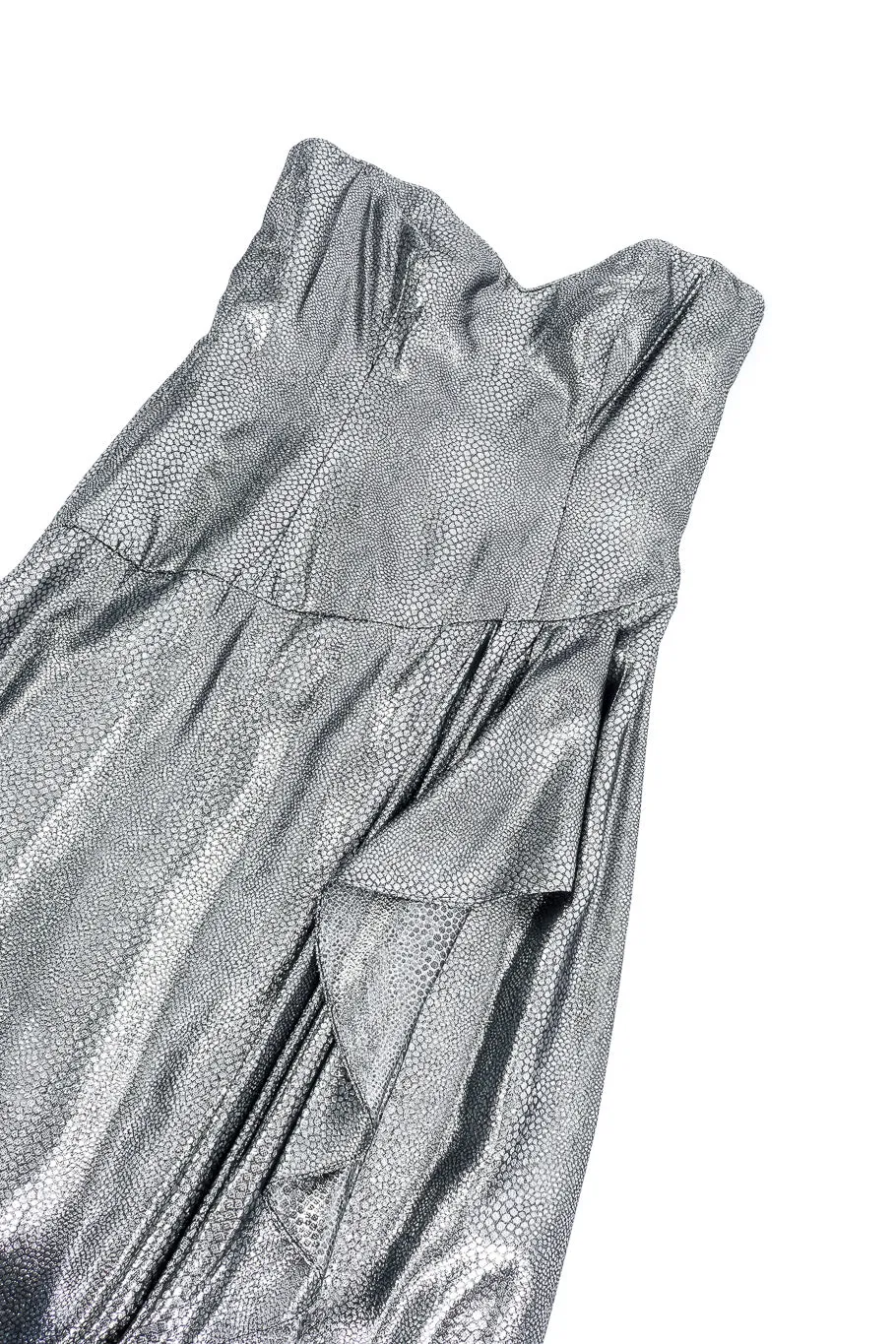 Metallic Sweetheart Gown