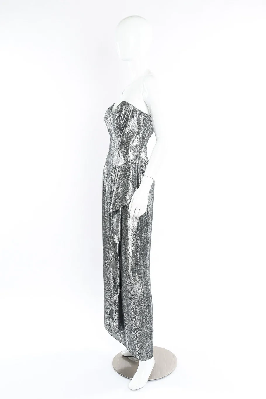 Metallic Sweetheart Gown