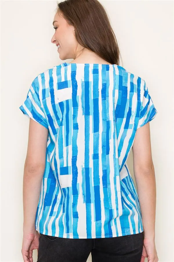 Mexia Geo Print Blouse