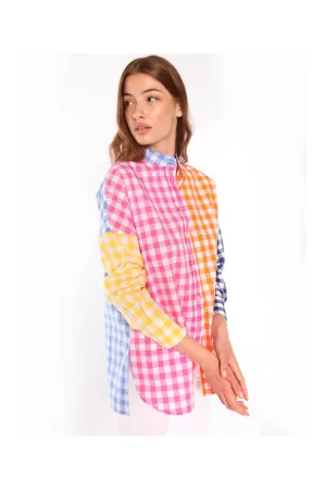 Micaela Gingham Blouse