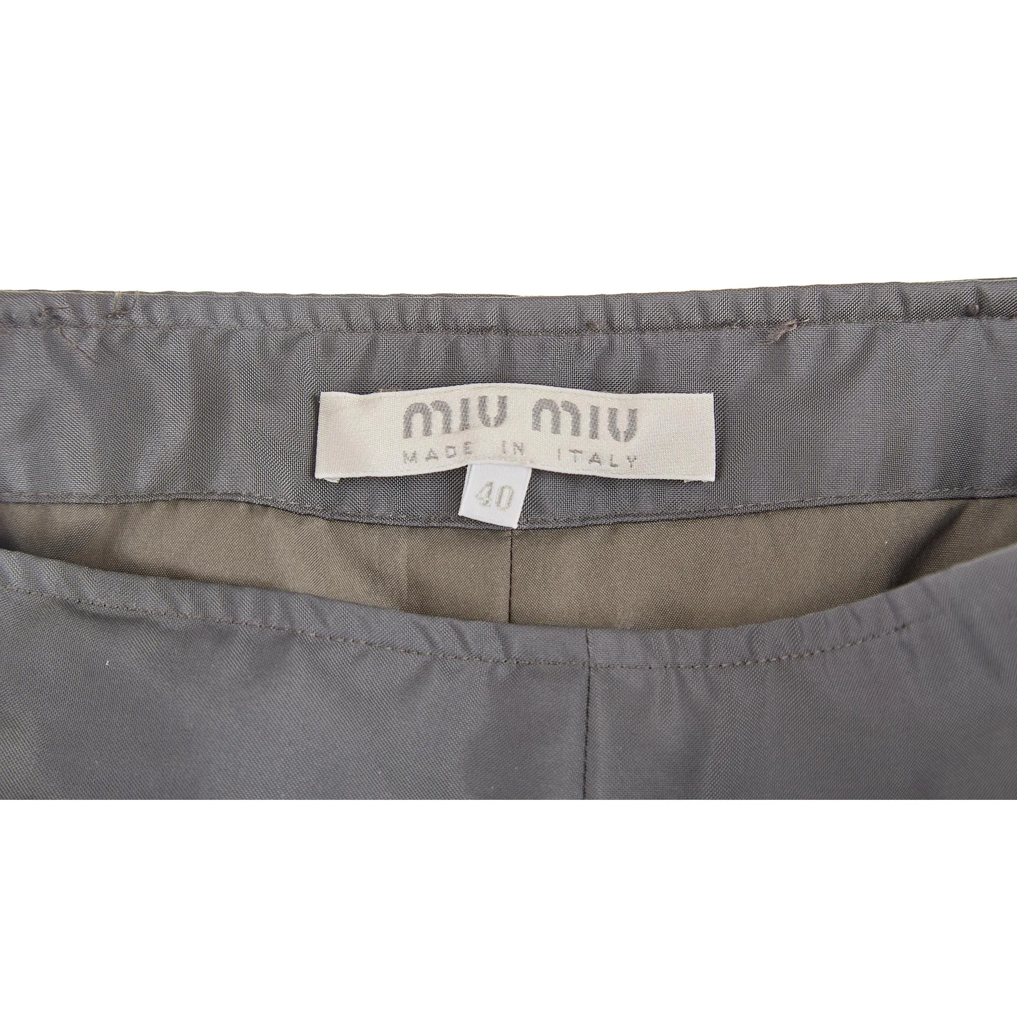 Miu Miu Grey Sport Pants