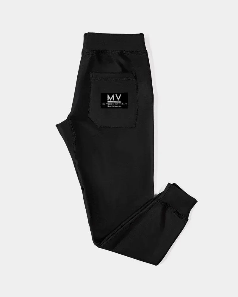 MVMF Good Vibes Only Unisex Black Fleece Joggers