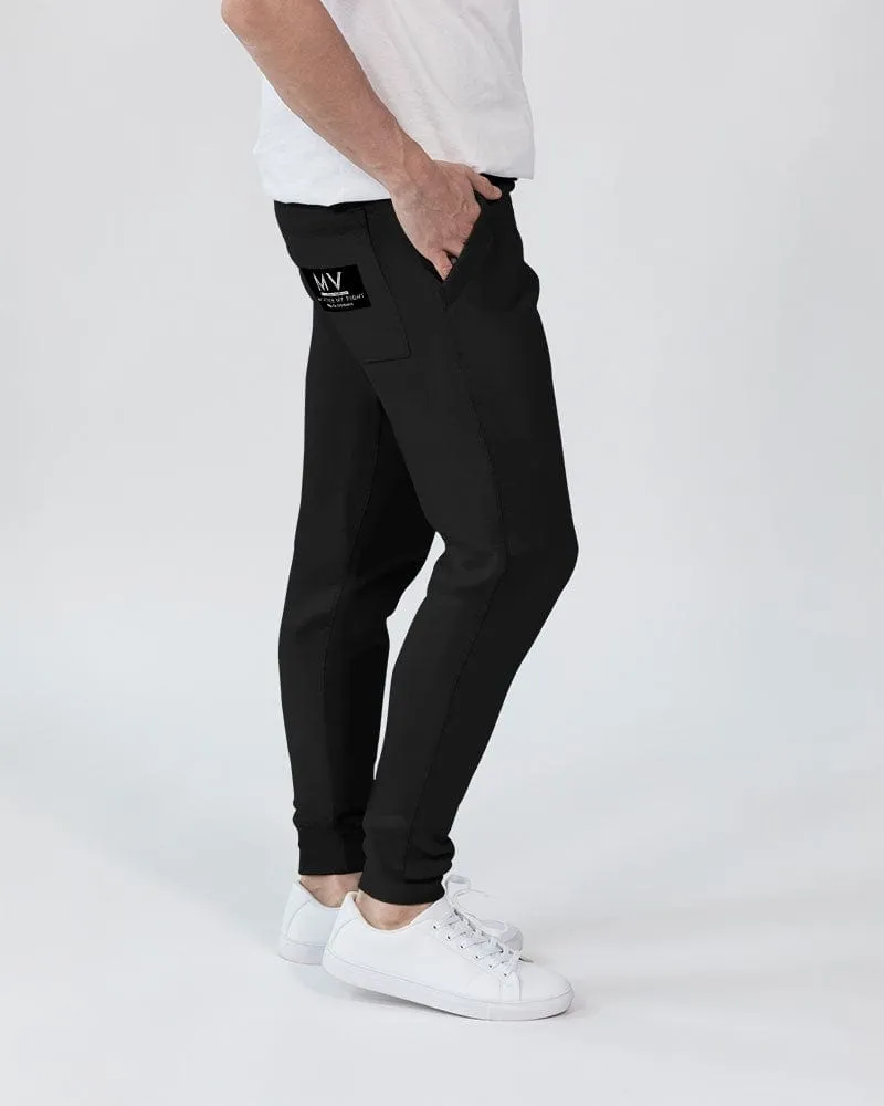 MVMF Good Vibes Only Unisex Black Fleece Joggers