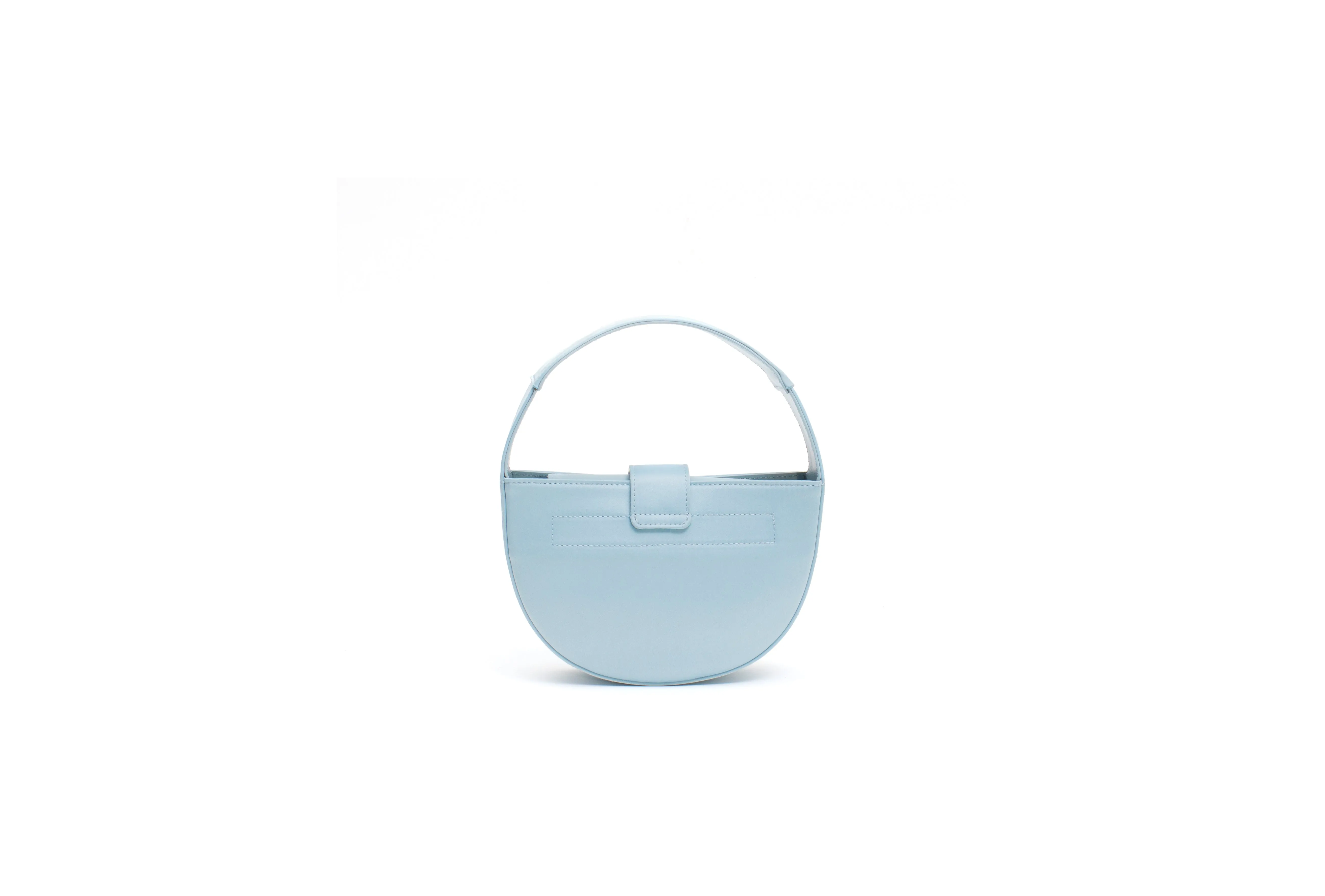 Nº52 Demi Lune Mini - Pale Blue Satin