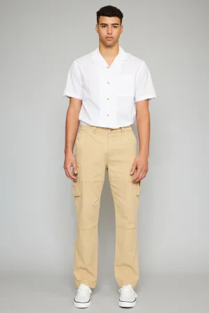Nelson Camel Relaxed Cargo Pants - Men
