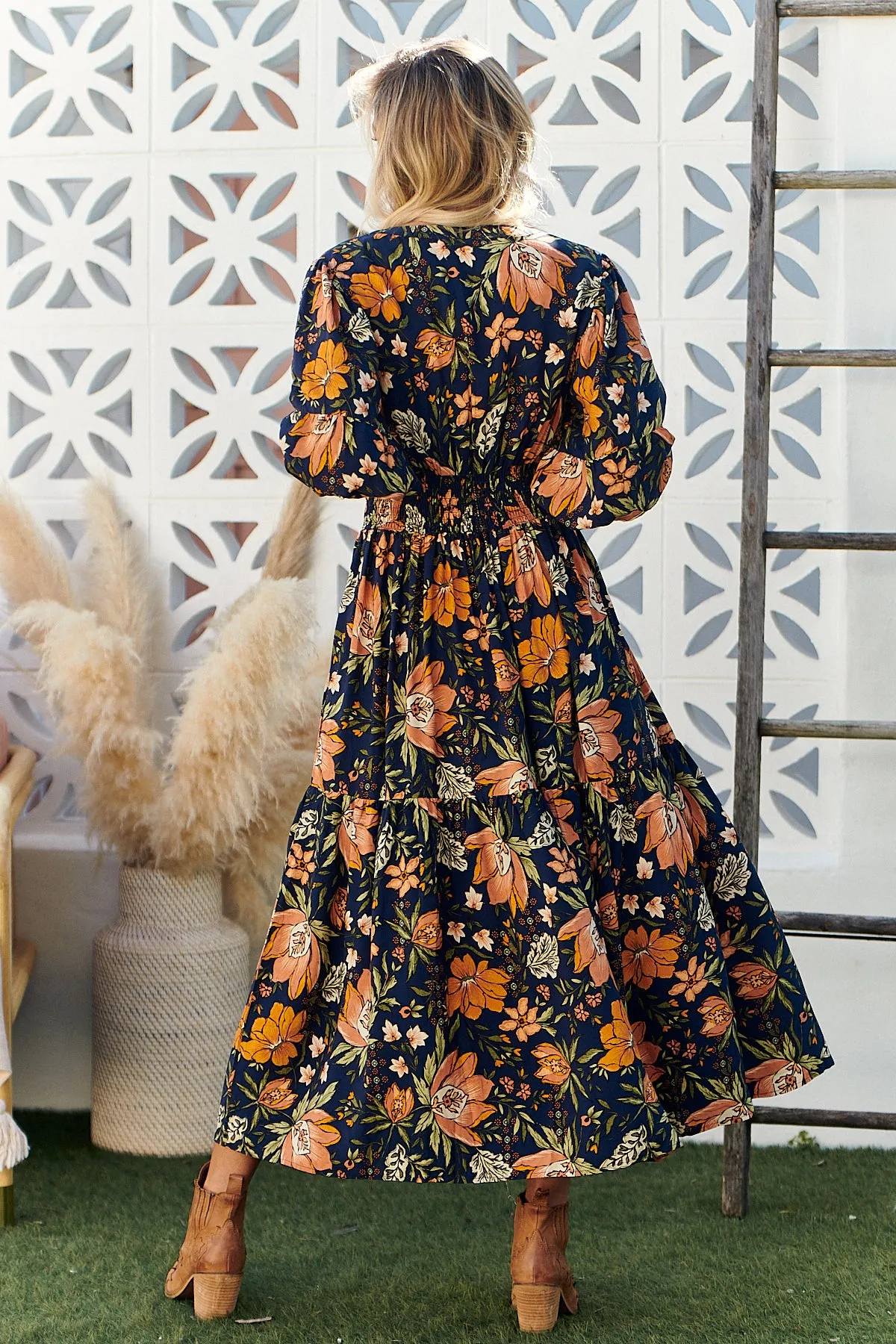 Nevada Dress - California Poppy