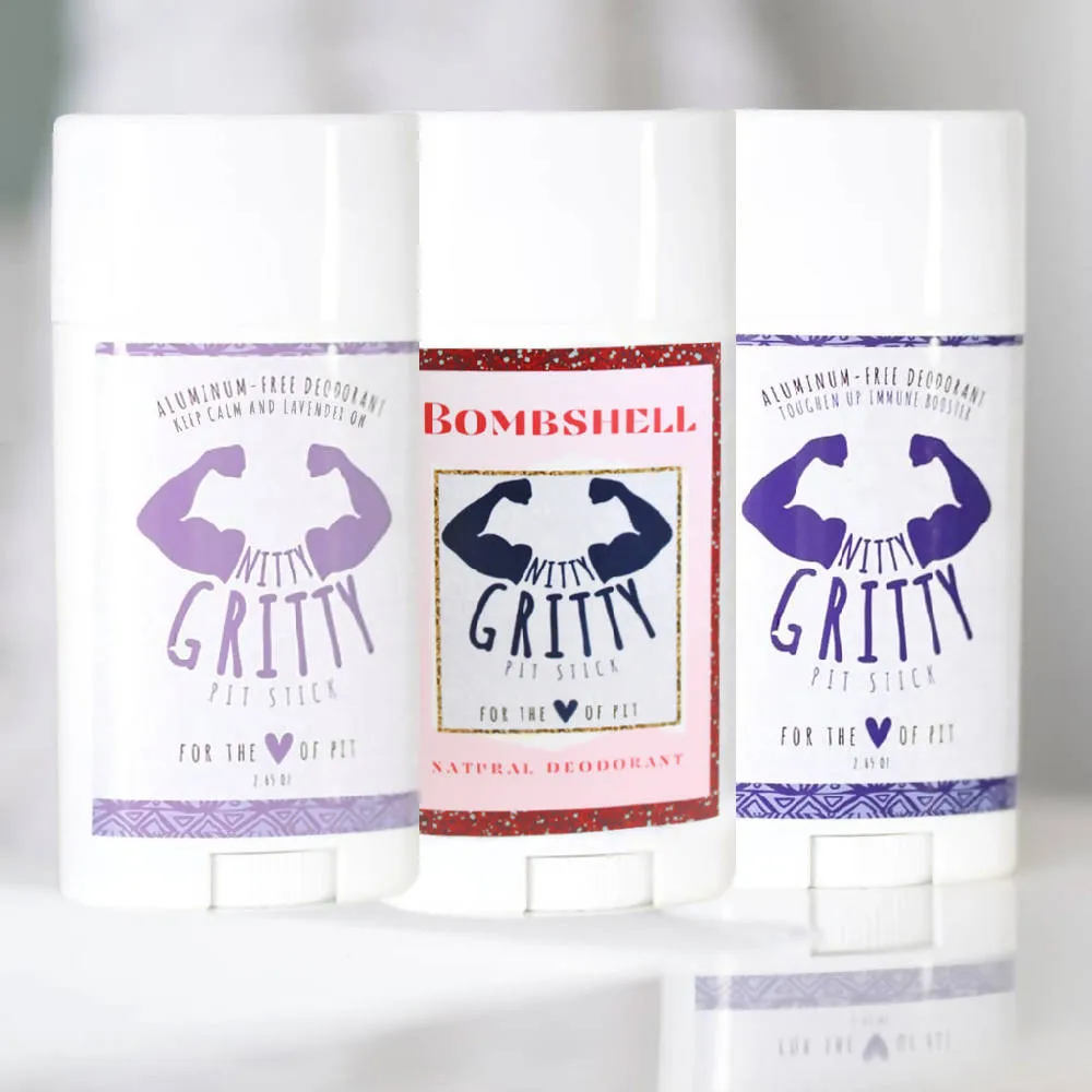 NITTY GRITTY ALUMINUM-FREE DEODORANT - 3 PACK