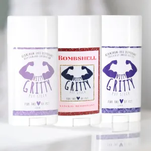 NITTY GRITTY ALUMINUM-FREE DEODORANT - 3 PACK