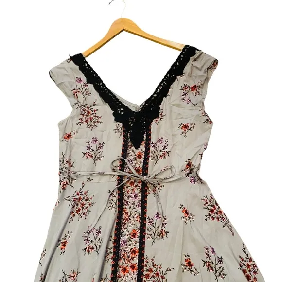 NOSTALGIA Floral Prairiecore Dress