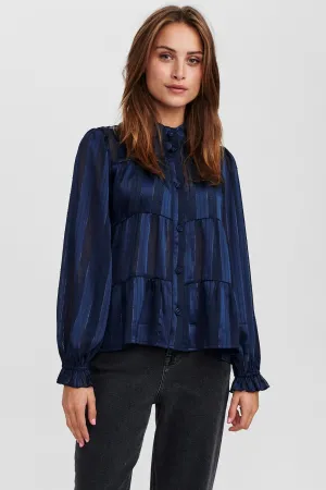 NUDOTSKY BLOUSE - Dark Sapphire