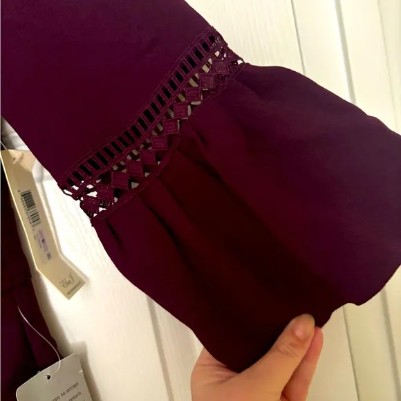 NWT Eliza just fit and flare dress bell sleeves sz 6