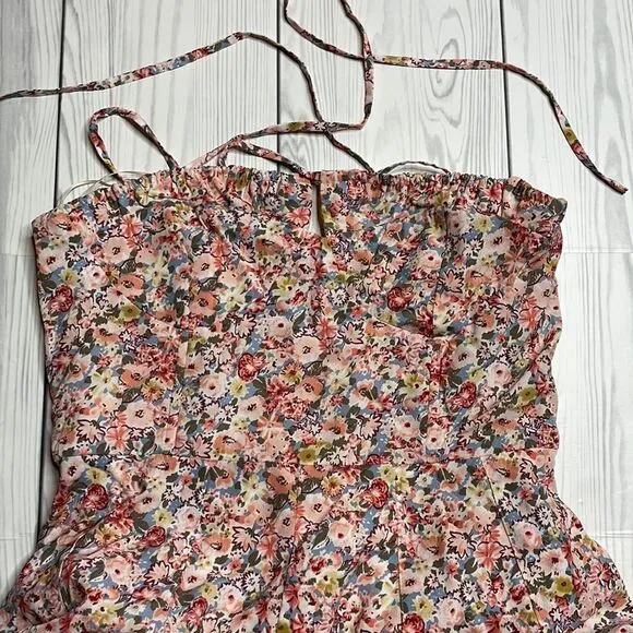 NWT En Saison Kasey Floral Maxi Dress in Rose Print Medium