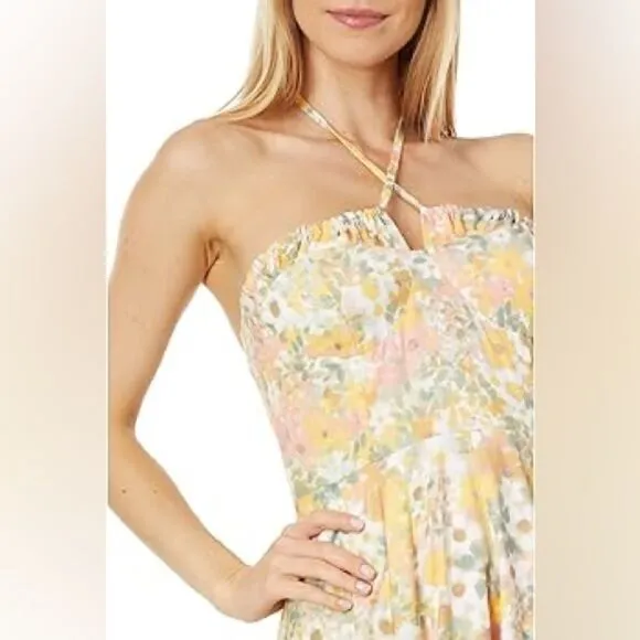 NWT En Saison Kasey Floral Maxi Dress in Rose Print Medium