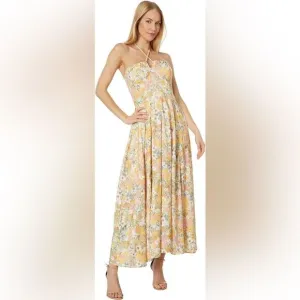 NWT En Saison Kasey Floral Maxi Dress in Rose Print Medium