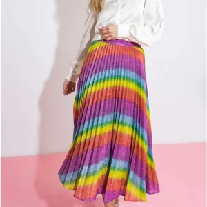 NWT FLYING TOMATO COLORFUL PLEATED SKIRT