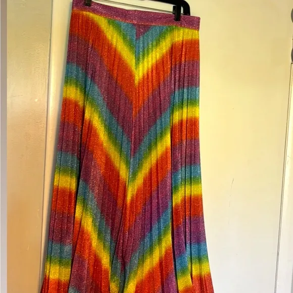 NWT FLYING TOMATO COLORFUL PLEATED SKIRT