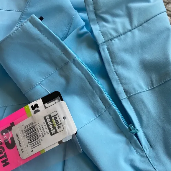NWT  jamie saddock pleated light blue athletic skort