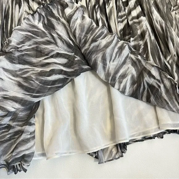 NWT Talbots Animal Print Pleated A-Line Skirt Size 20W Office Business Casual