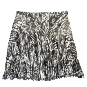NWT Talbots Animal Print Pleated A-Line Skirt Size 20W Office Business Casual