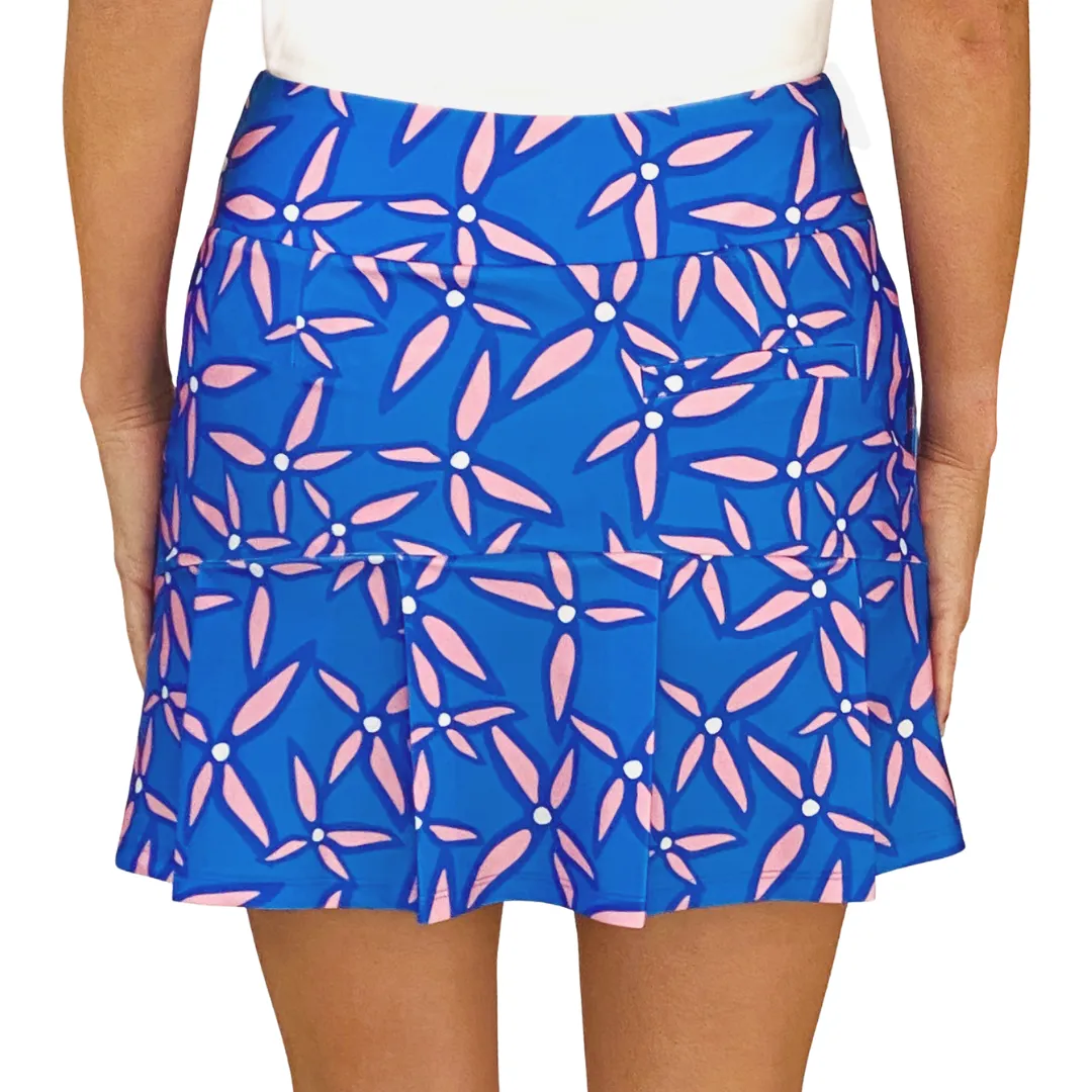 Ojai Pleated Skort in Star Flower Pink