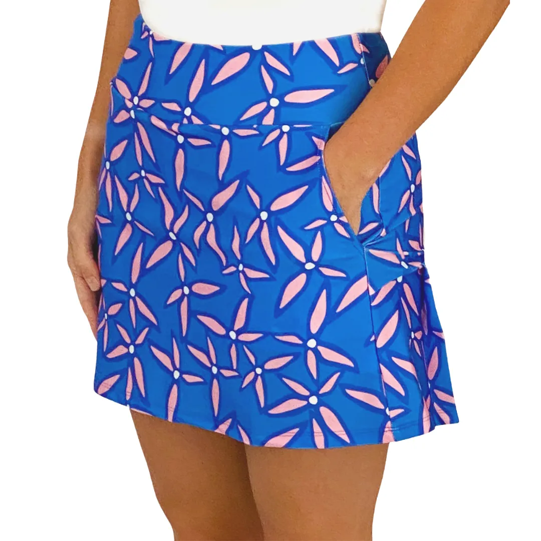 Ojai Pleated Skort in Star Flower Pink