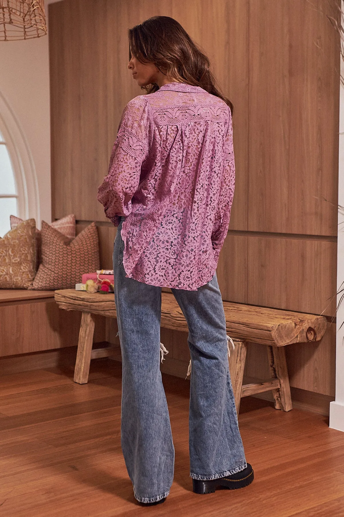 Out West Top  - Lilac Rose ~ Free People