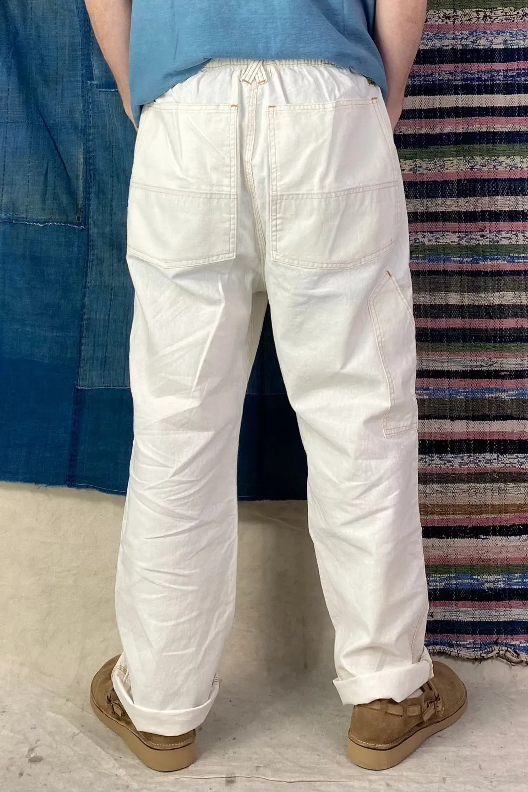 P71 Carpenter Hemp & Organic Cotton Sunfaded Off White