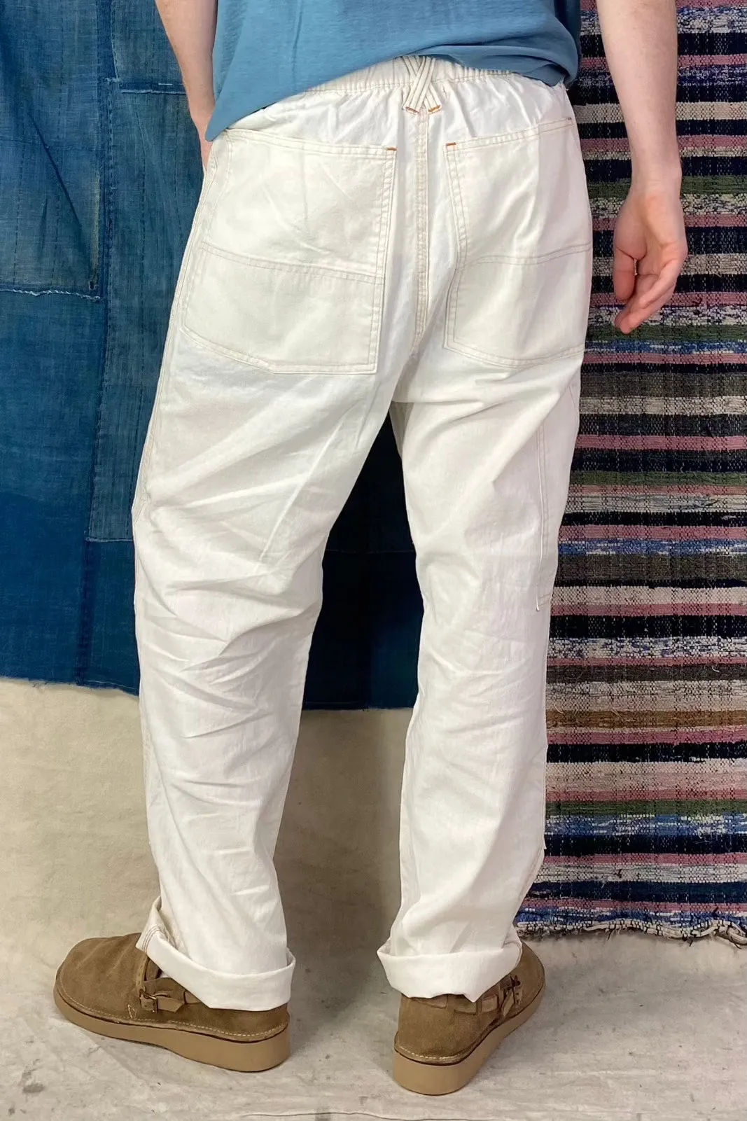 P71 Carpenter Hemp & Organic Cotton Sunfaded Off White