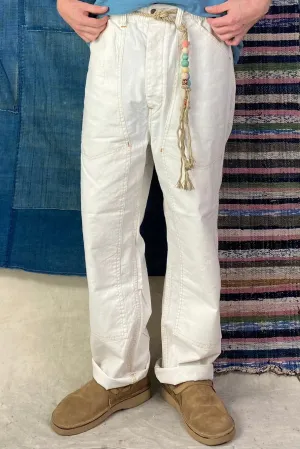 P71 Carpenter Hemp & Organic Cotton Sunfaded Off White
