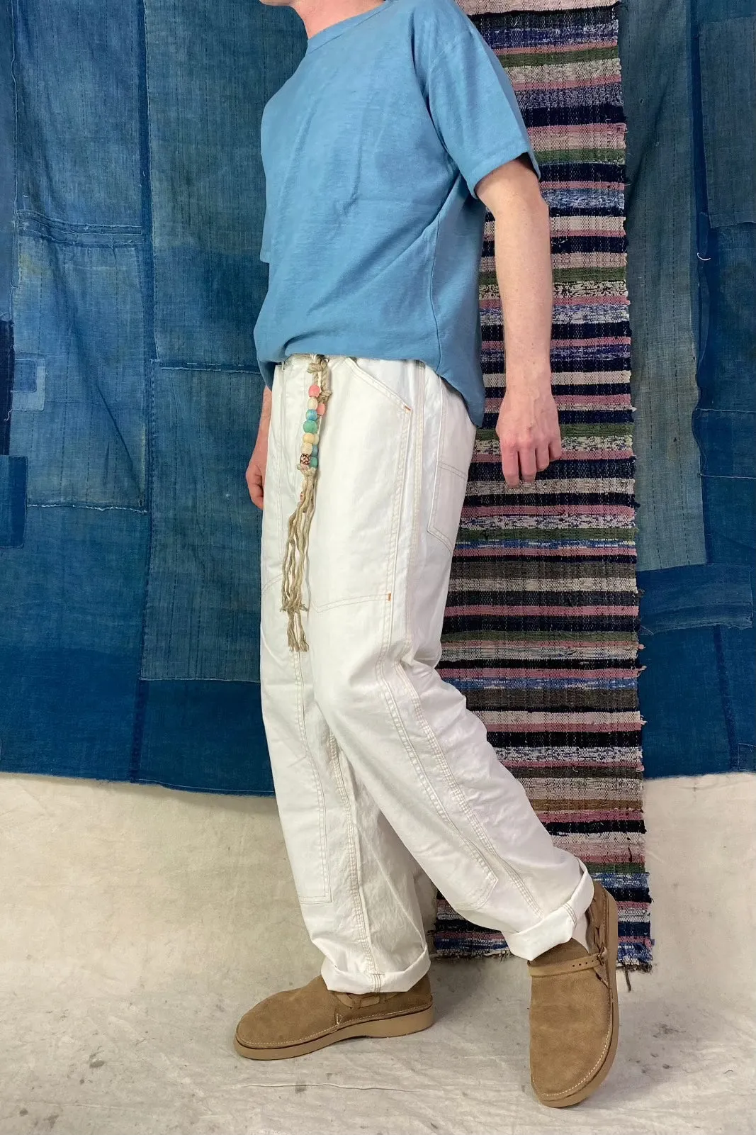 P71 Carpenter Hemp & Organic Cotton Sunfaded Off White
