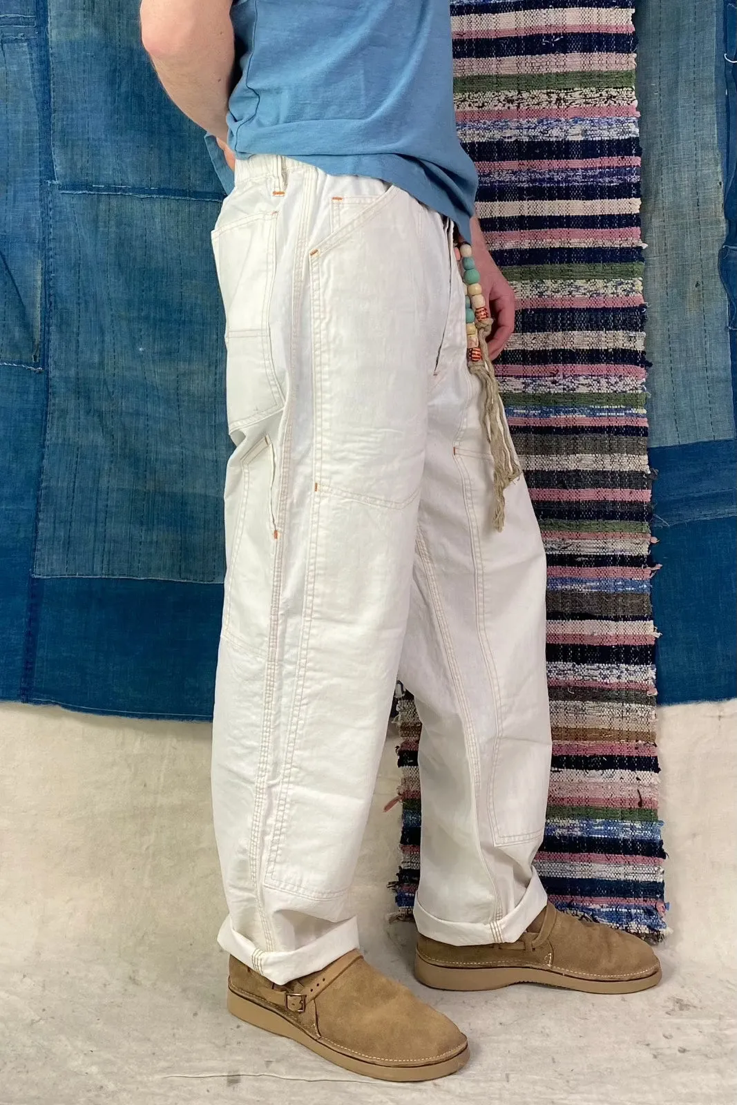 P71 Carpenter Hemp & Organic Cotton Sunfaded Off White
