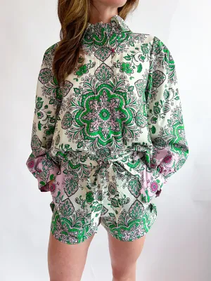Paisley Floral Krisa Blouse