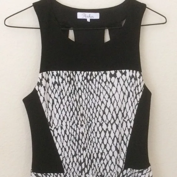 Parker Ramona Cut Out Open Back Dress