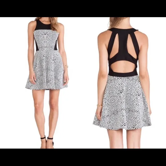 Parker Ramona Cut Out Open Back Dress