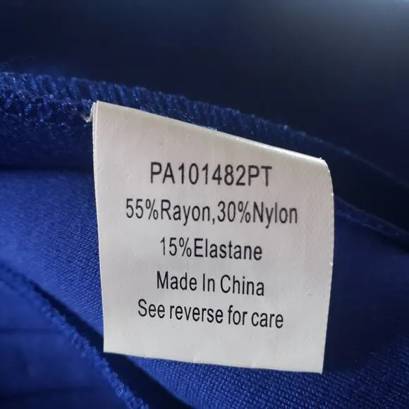 Parker Women's Fay Ponte Knit Fit &amp; Flare Skater Mini Dress Royal Blue S Small