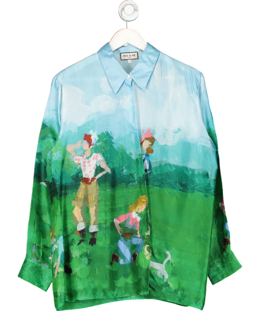 Paul & Joe Multicoloured Loose And Oversized Printed Shirt UK M