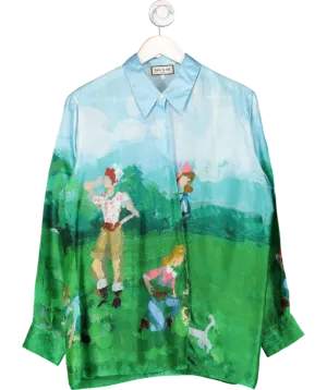 Paul & Joe Multicoloured Loose And Oversized Printed Shirt UK M