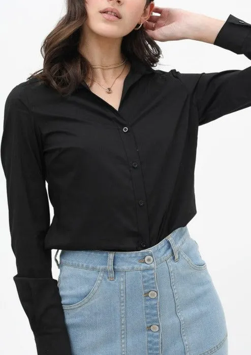PAULINA top (Black)