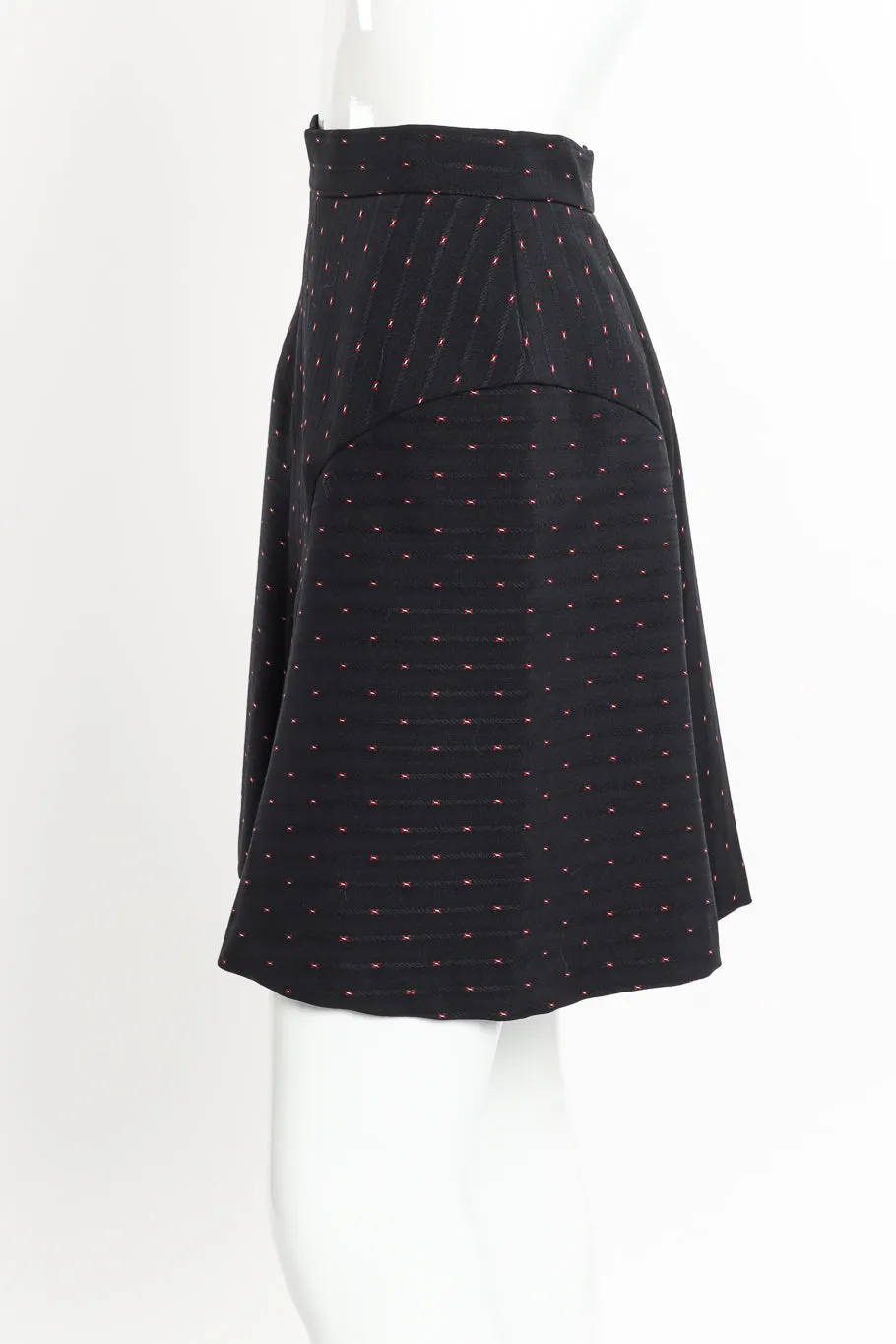 Peplum Flare Jacket & Skirt Suit