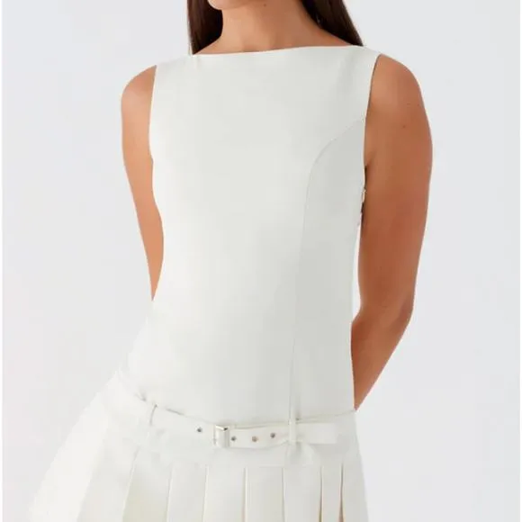 Peppermayo Exclusive - No More Excuses Belt Mini Dress Size 10
