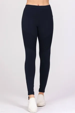 Pintuck Detail Ponte Pants