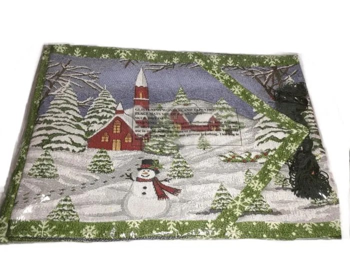 Placemats Set of 4 & Runner (005)