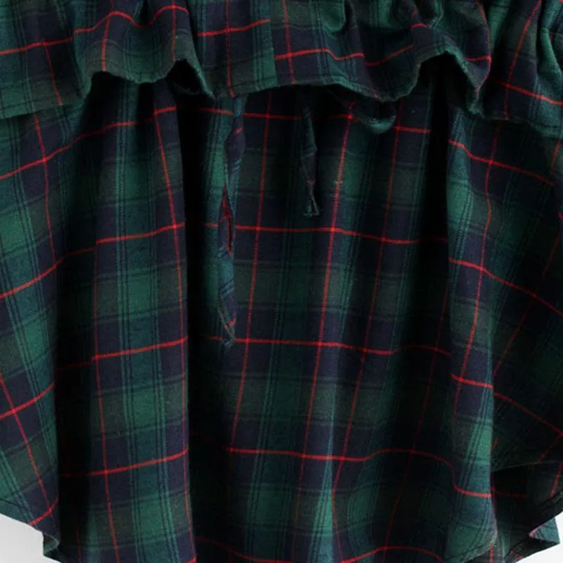 Plaid Blouse