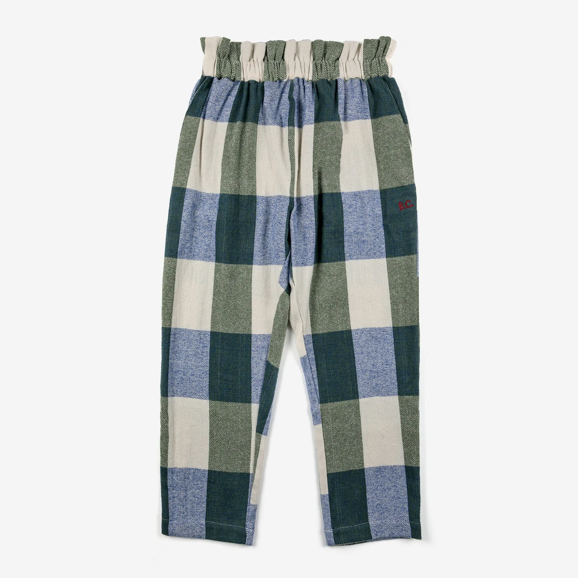 Plaid Check Jacquard Pants by Bobo Choses
