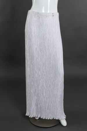 Pleated Maxi Skirt