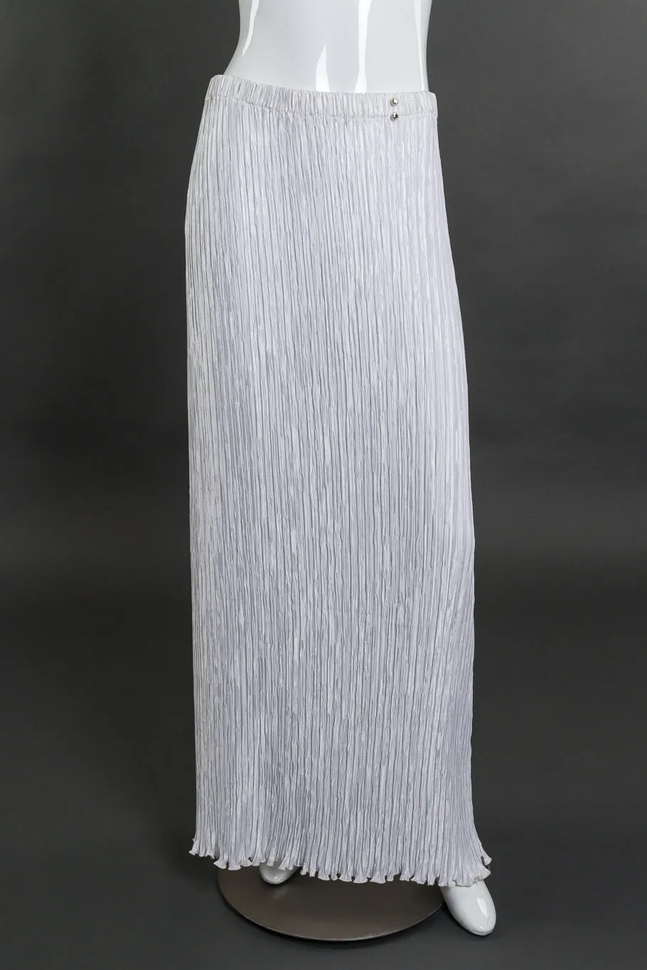 Pleated Maxi Skirt