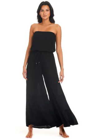Pool Party Blouson Tiered Palazzo Pant Coverup