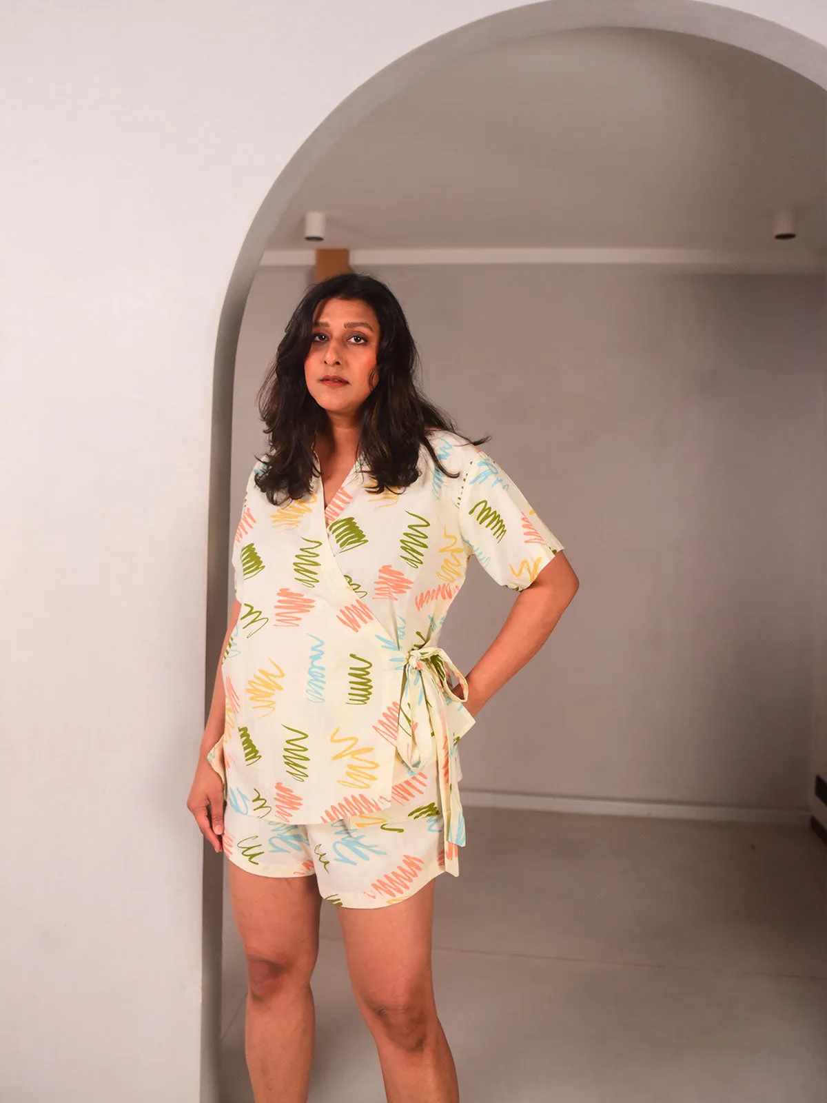 Poppy Wrap Top
