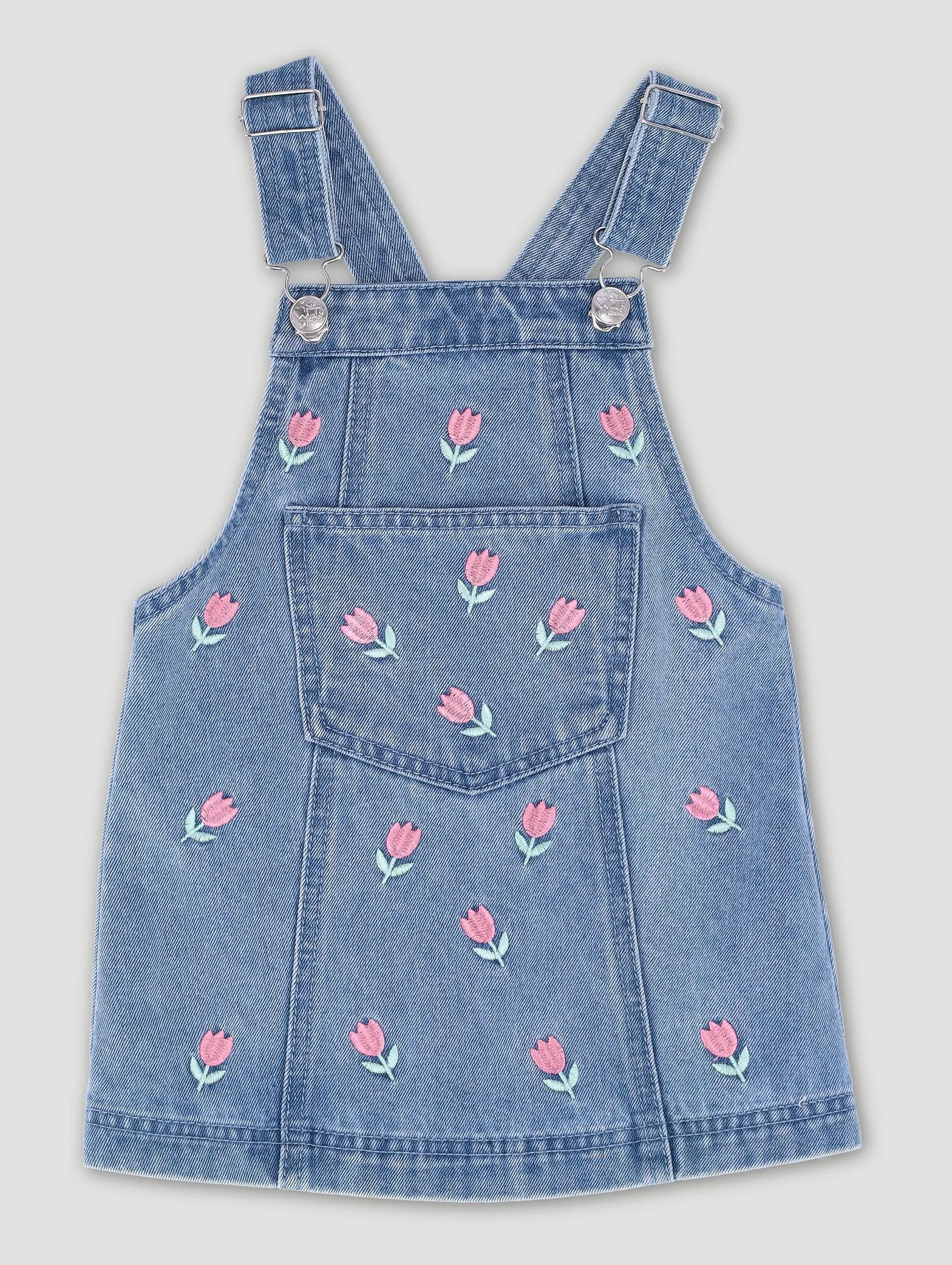 Pre-Girls Tulip Denim Pinni - Dark Blue