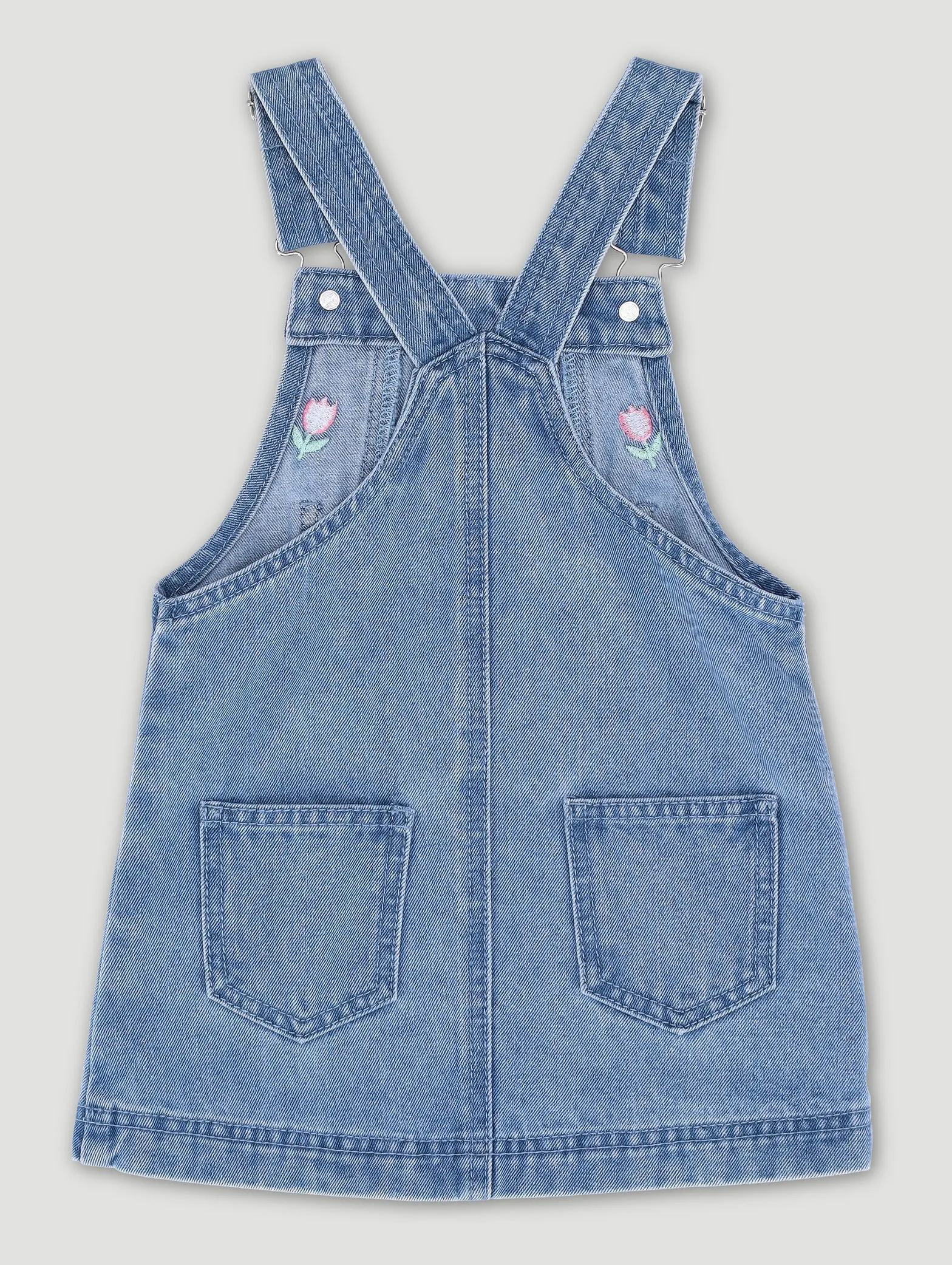 Pre-Girls Tulip Denim Pinni - Dark Blue